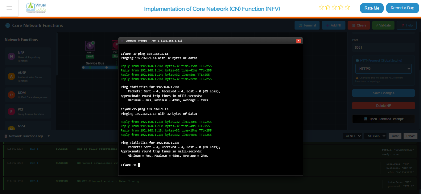 ping test