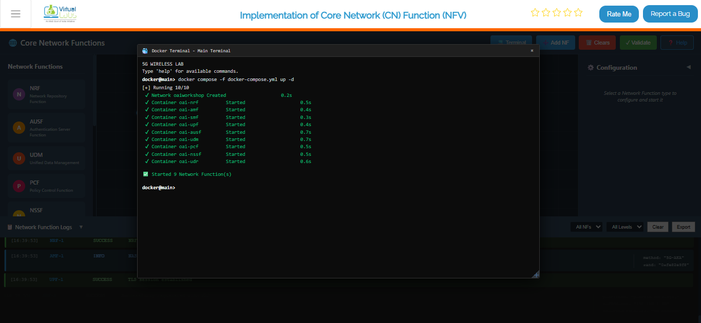 Deployment of Network Function