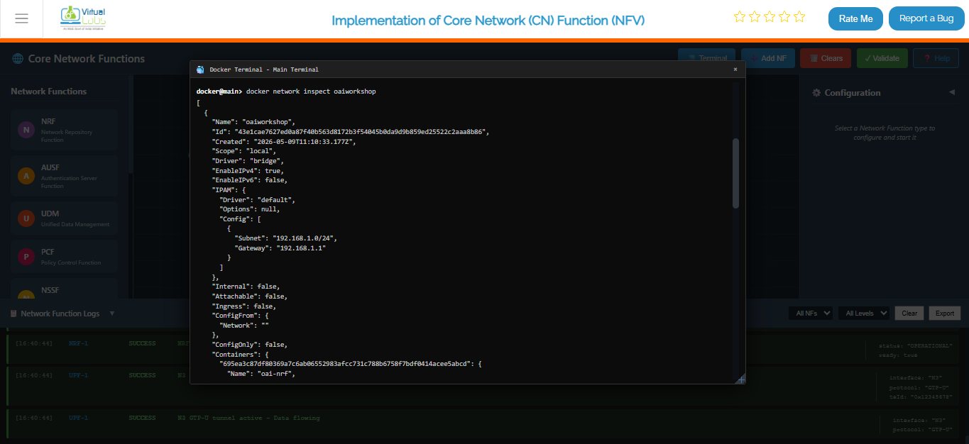 Inspection of OAI Network