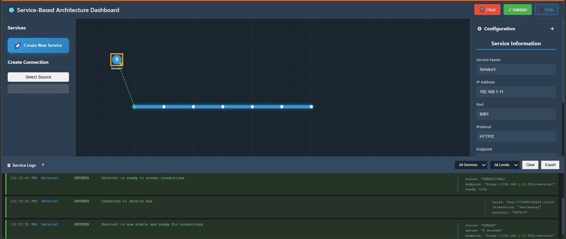 Service1 is now Stable