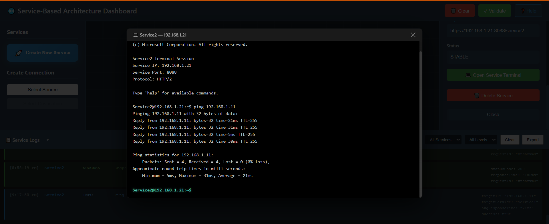 Ping Test